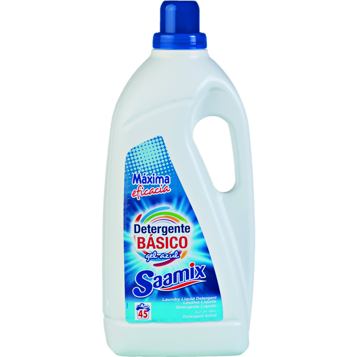 DETERGENTE AZUL 45 LAVADOS, 3L SAAMIX