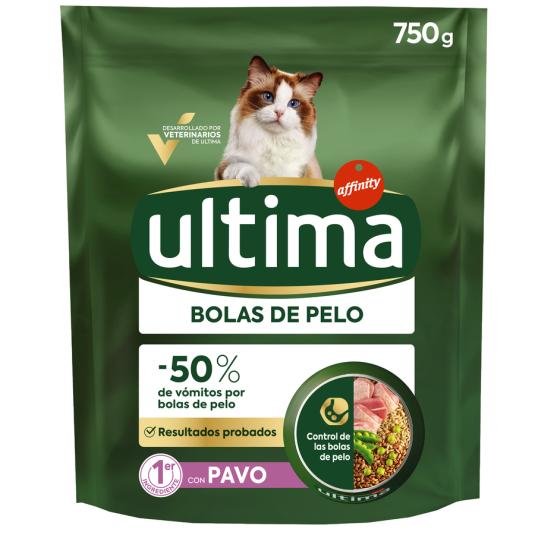 PIENSO GATO ADULTO BOLAS D PELO PAVO,750 ULTIMA
