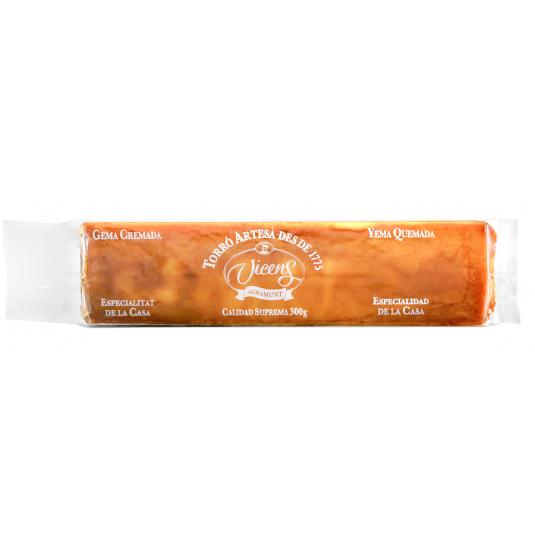 TURRON DE YEMA QUEMADA, 300G VICENS