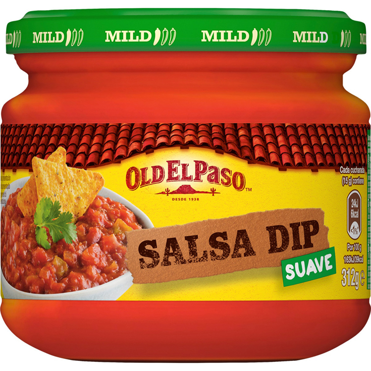 SALSA DIP SUAVE, 312G OLD EL PASO