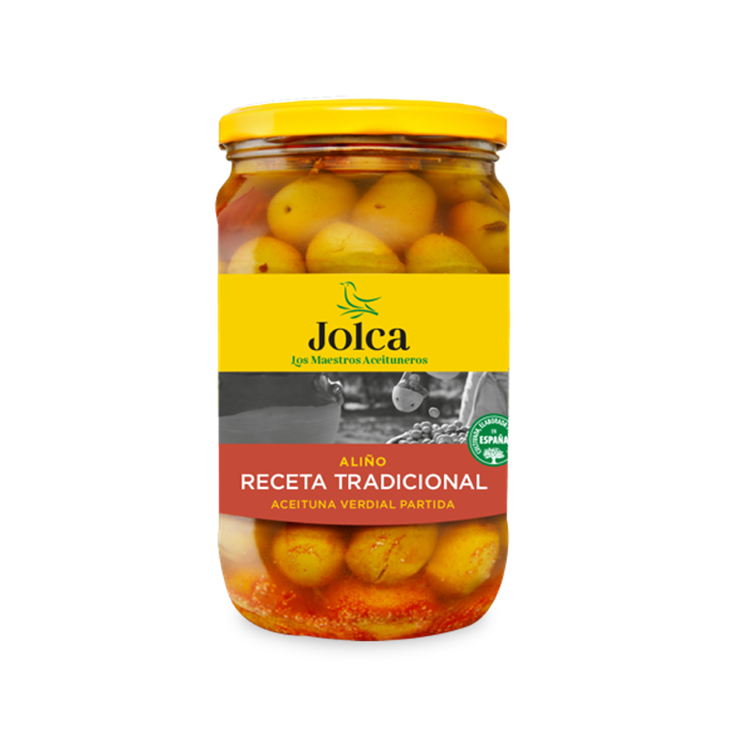 ACEITUNAS ALIÑO RECETA TRADICIONAL, 400G JOLCA