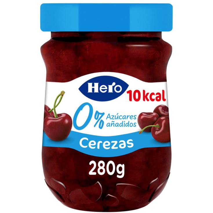 CONFITURA DE CEREZA SIN AZUCAR, 280G HERO