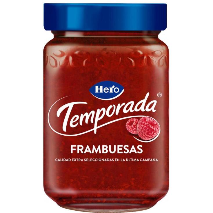 MERMELADA DE FRAMBUESA DE TEMPORADA, 360G HERO