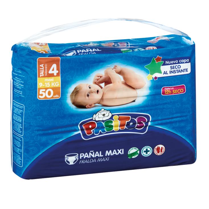 PAÑAL MAXI TALLA 4 (9-15KG) , 30 UND PASITOS