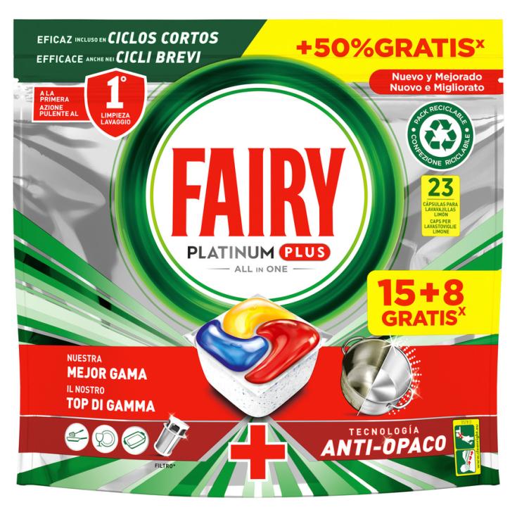 Fairy Platinum Gel - Lavavajillas a mano