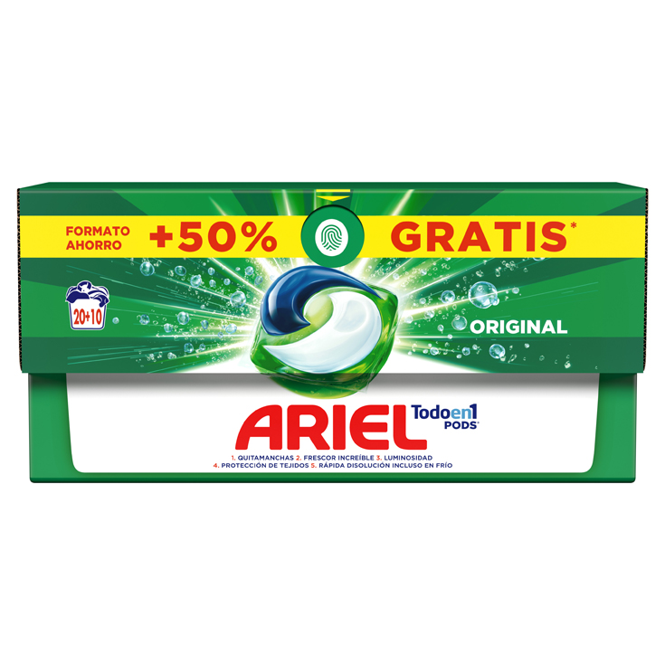 ARIEL PODS REGULAR 20+10 DOSIS ARIEL