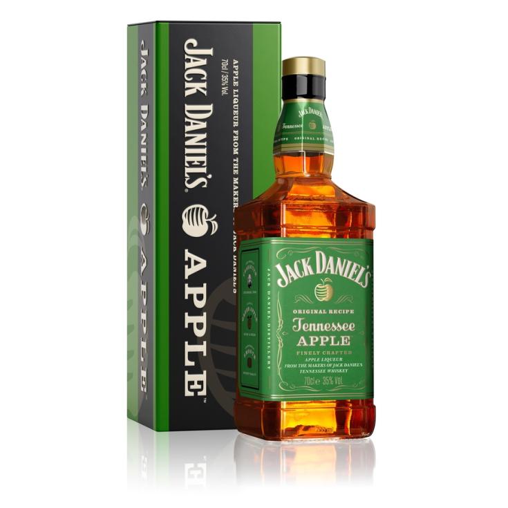 WHISKEY BOURBON APPLE, 70CL JACK DANIELS