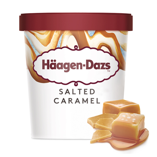 HELADO DE CARAMELO SALADO TARRINA, 460 ML HäAGEN-DAZS