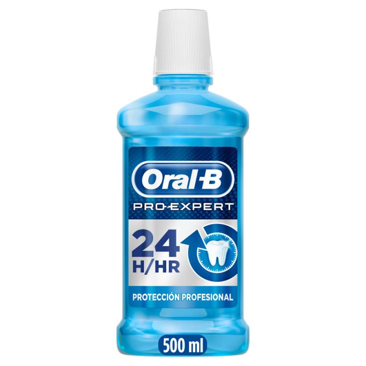 ENJUAGUE BUCAL PRO EXPERT MENTA, 500 ML ORAL B