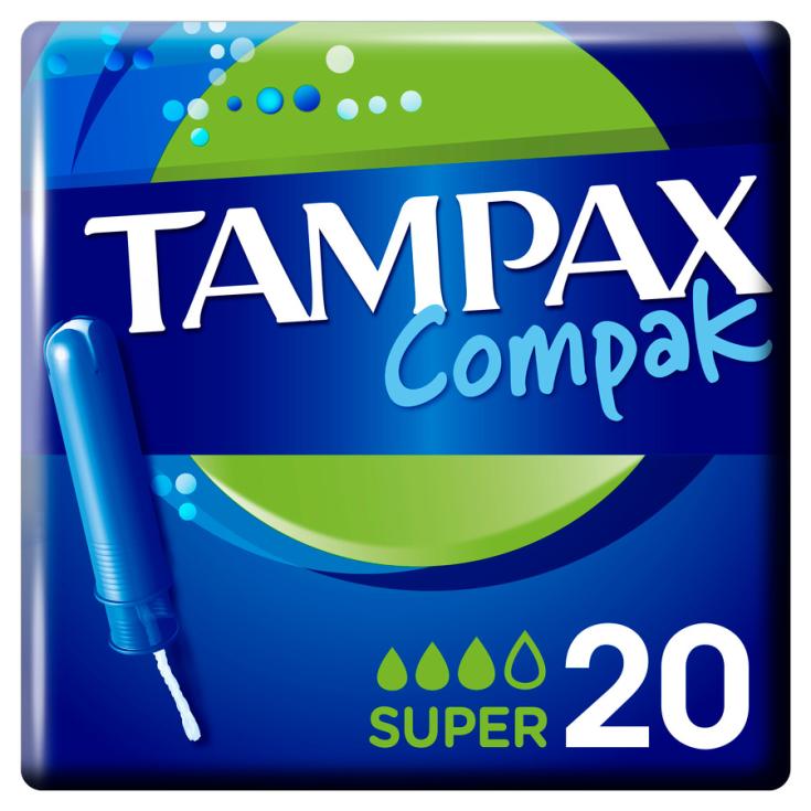 TAMPONES CON APLICADOR SUPER , 20U TAMPAX