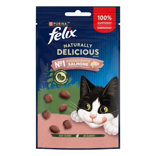 SNACK GATO NATURALLY DELICIOUS SALMON,85 FELIX