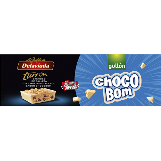 TURRON CHOCOBOM, 150G DELAVIUDA