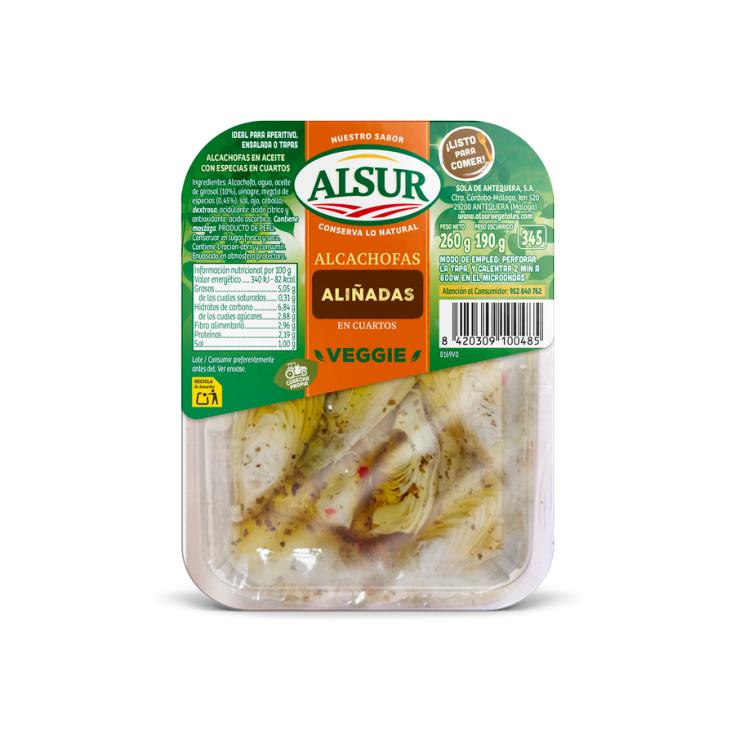 ALCACHOFAS MARINADAS, 190G ALSUR