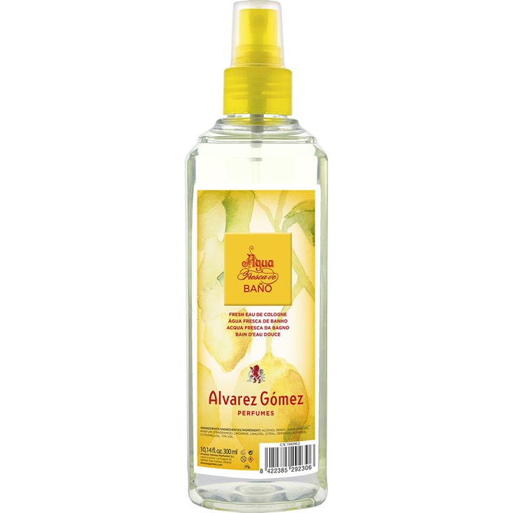 AGUA FRESCA DE BAÑO SPRAY, 300 ML ALVAREZ GOMEZ