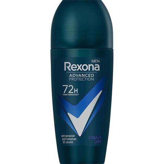 DESODORANTE ROLL ON COBALT DRY MEN, 50 ML REXONA