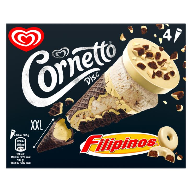 CONO HELADO FILIPINOS X4 90ML CORNETTO 