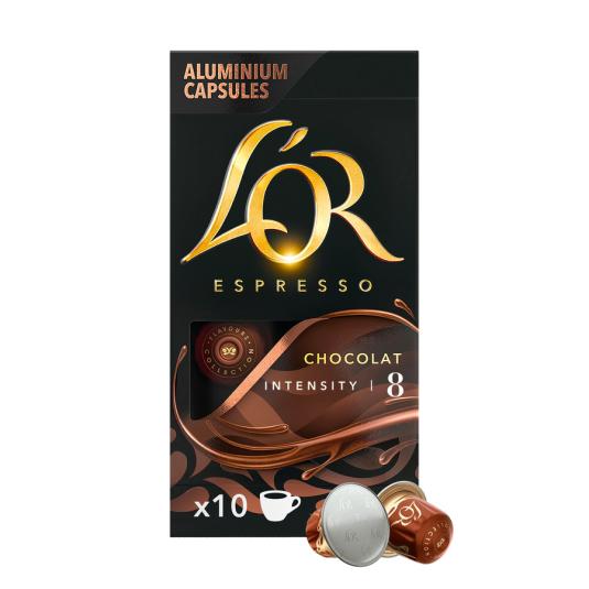 CAPSULAS DE CAFE SABOR CHOCOLATE, 10CAPS L OR