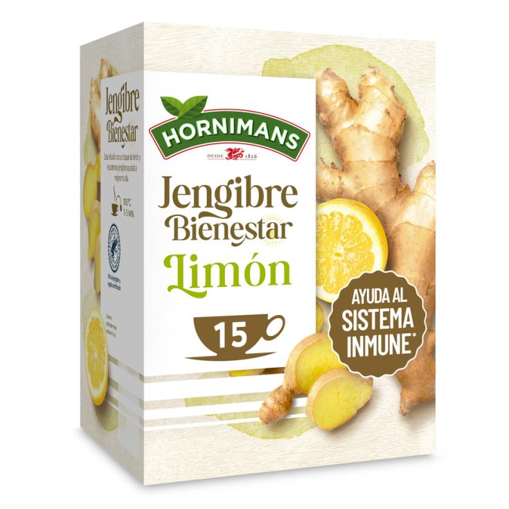 JENGIBRE CON LIMON, 15 SOBRES HORNIMANS