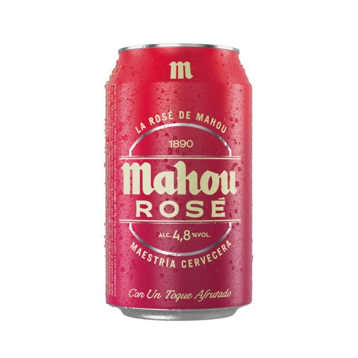 CERVEZA ROSE, 330ML MAHOU