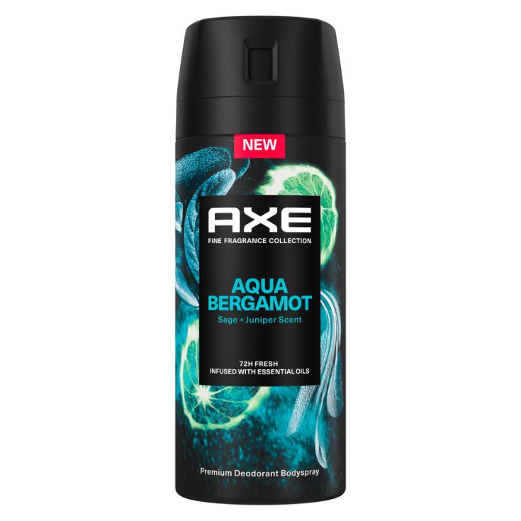 DESODORANTE BODYSPRAY AQUA BERGAMOT, 150 ML AXE