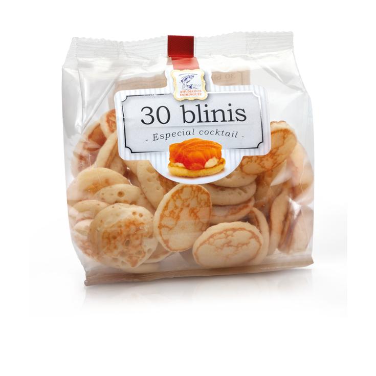 BLINIS COCKTAIL 30U , 130G AHUMADOS DOMINGUEZ