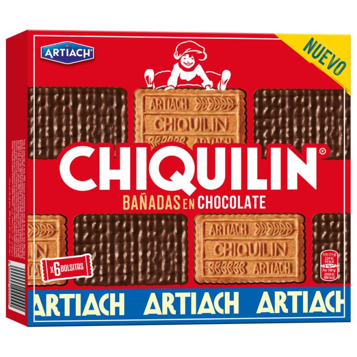 GALLETAS CHIQUILIN BAÑADAS, 200G ARTIACH