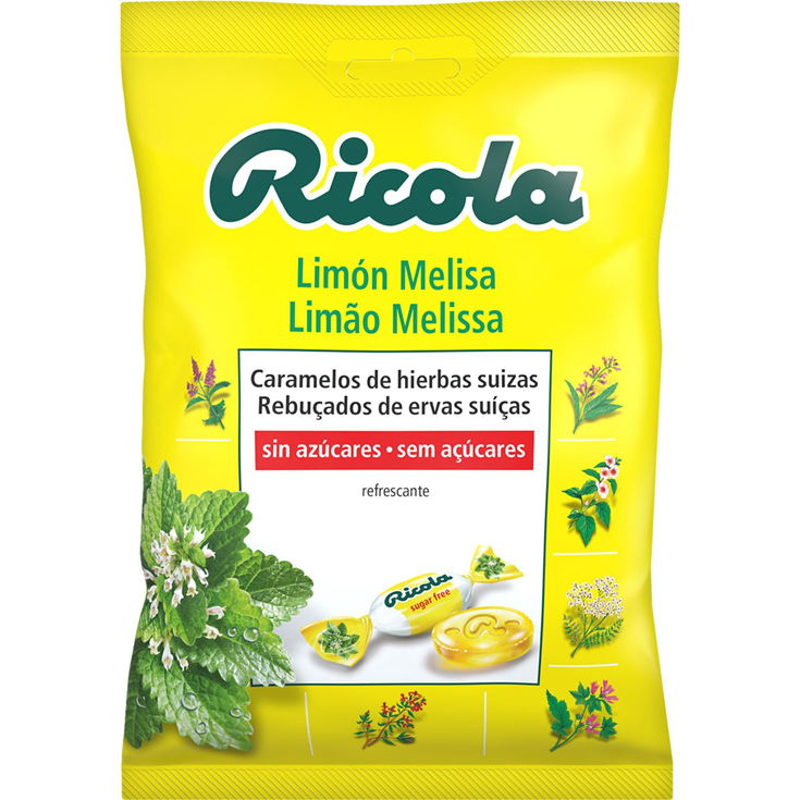 CARAMELOS SIN AZUCAR LIMON BOLSA, 70G RICOLA