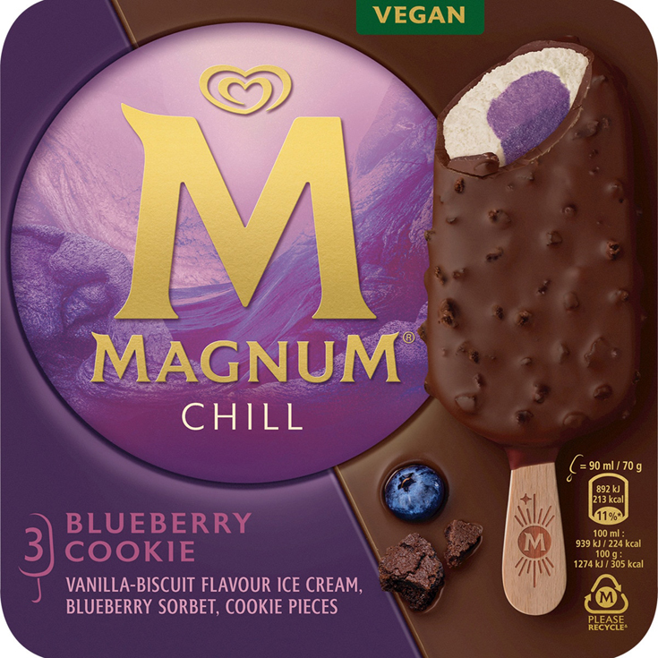 HELADO CHILL BOMBON GALLETA VAINILLA, 270ML MAGNUM