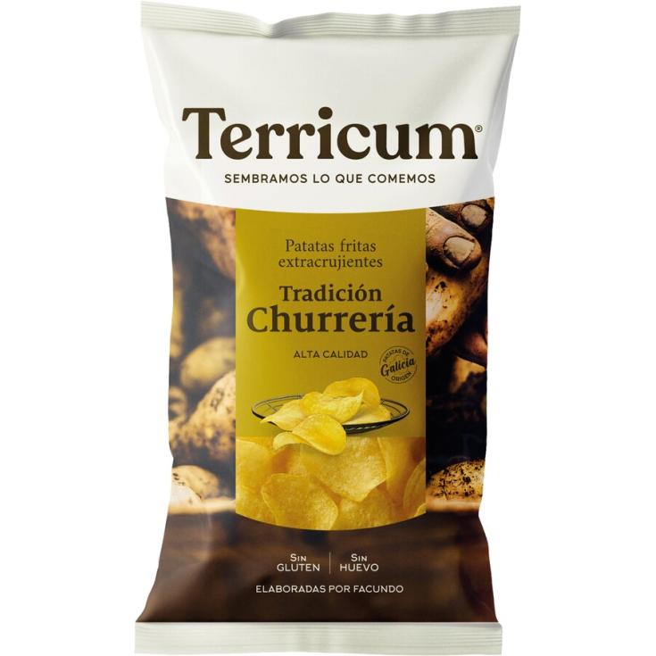 PATATAS FRITAS TRADICION CHURRERIA, 140G TERRICUM