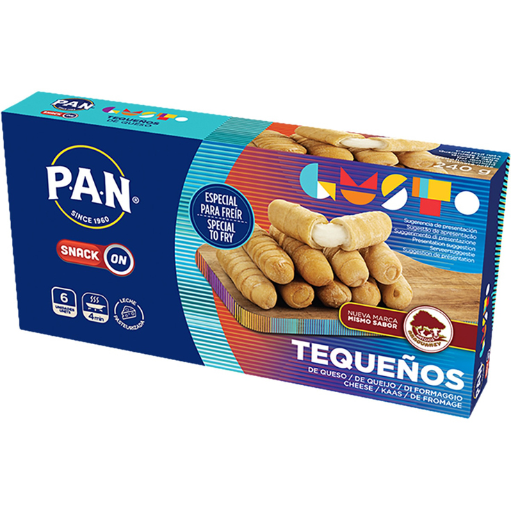 TEQUEÑOS CON QUESO 6UNIDADES , 240G P.A.N.