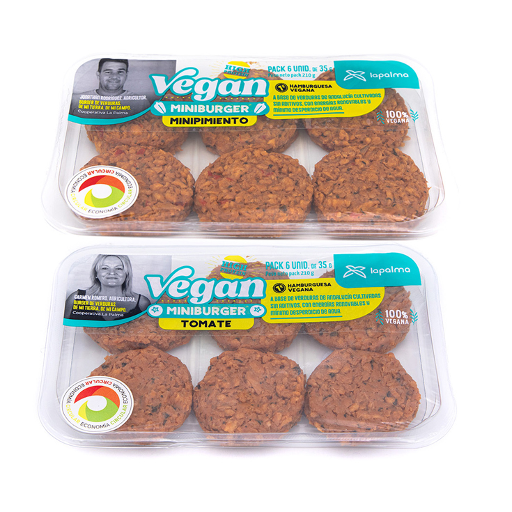  MINI HAMBURGUESA VEGANA DE TOMATE,35 GR