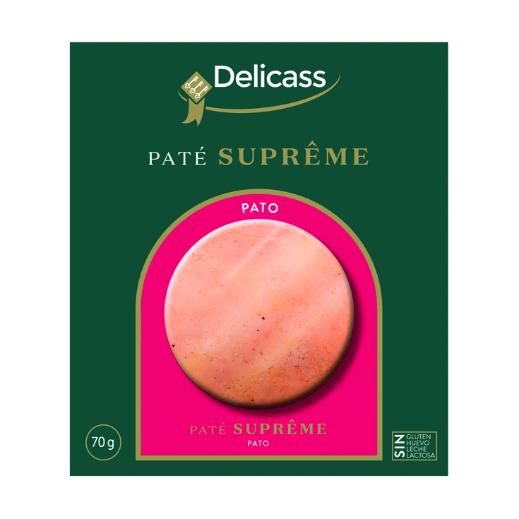 PATE SUPREME DE PATO 70G DELICASS