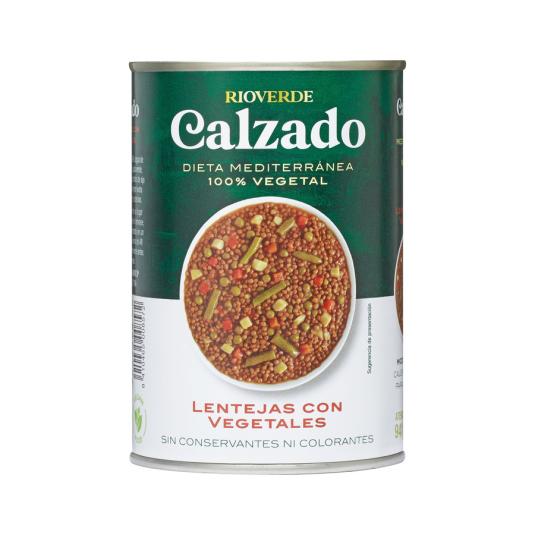 LENTEJAS CON VEGETALES, 400G CALZADO