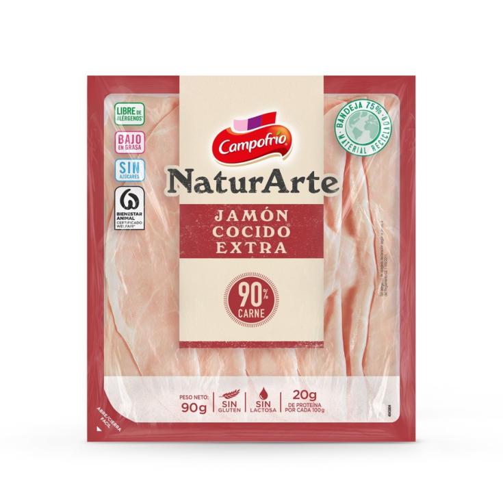 JAMON COCIDO 90% NATURARTE 90G CAMPOFRIO