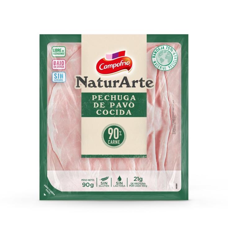 PECHUGA PAVO 90% NATURARTE LONCHAS 90G CAMPOFRIO