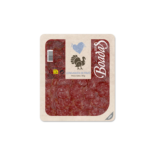 LONGANIZA PAVO CURADO 80G BOADAS 1880