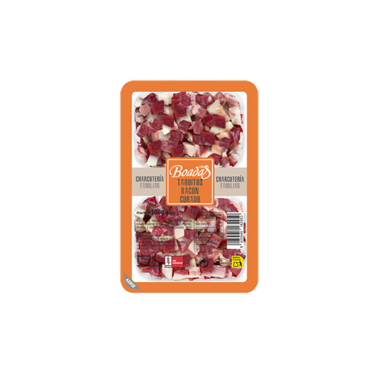 TAQUITOS BACON CURADO 2X50G BOADAS 1880
