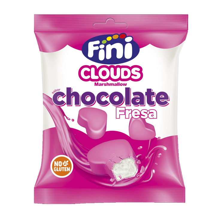 NUBES CORAZON CHOCOLATE FRESA, 80G FINI