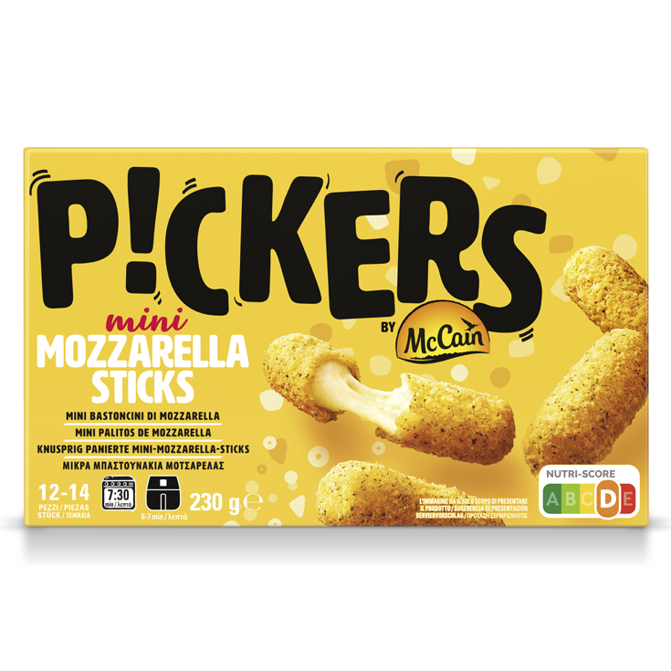MINI MOZZARELLA STICKS, 6 UD 230 GR PICKERS