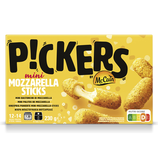 MINI MOZZARELLA STICKS, 6 UD 230 GR PICKERS
