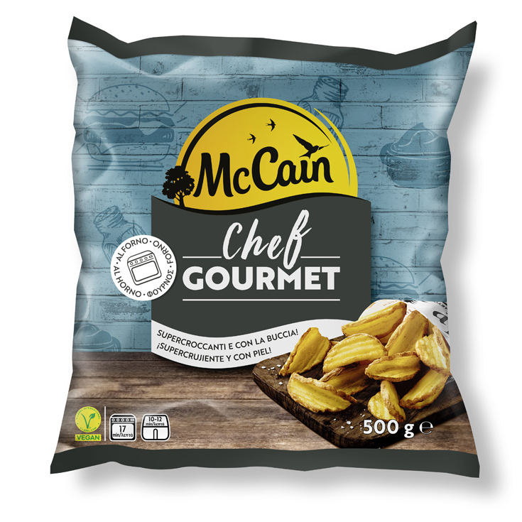 PATATAS CRUJIENTES CHEF GOURMET, 500G MCCAIN
