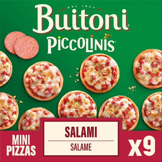 MINI PIZZAS SALAMI 9 UD ,270GR BUITONI