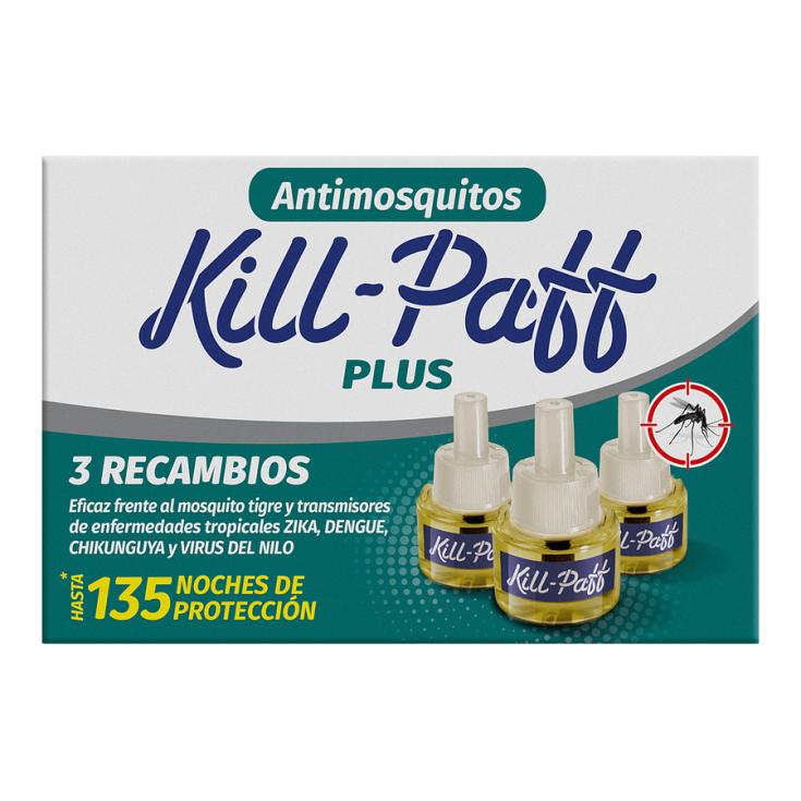 RECAMBIO INSECTICIDA ELECTRICO, 3UD KILL-PAFF