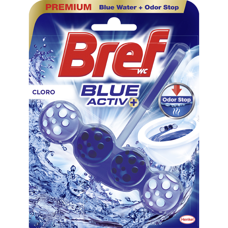 COLGADOR WC BLUE ACTIVE HYGIENE, 1UD BREF