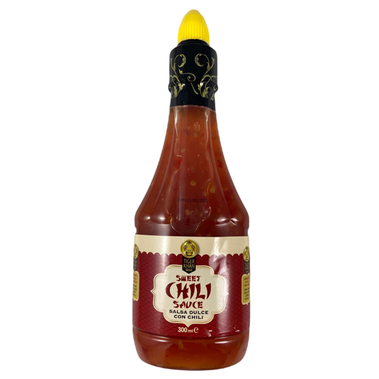 SALSA DULCE CON CHILI, 300ML TIGER KHAN