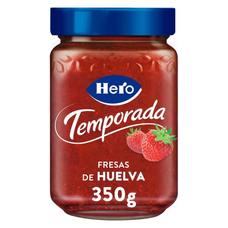 MERMELADA DE TEMPORADA DE FRESA,350GR HERO