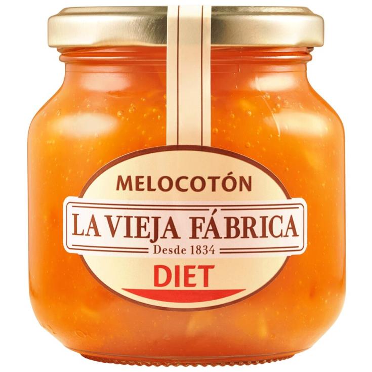 MERMELADA DE MELOCOTON DIET, 280GR LA VIEJA FABRICA