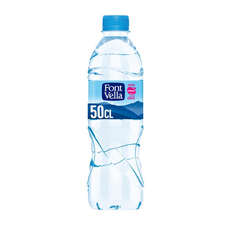 FONT VELLA Agua mineral sin gas, botella de plástico, 6,25 l