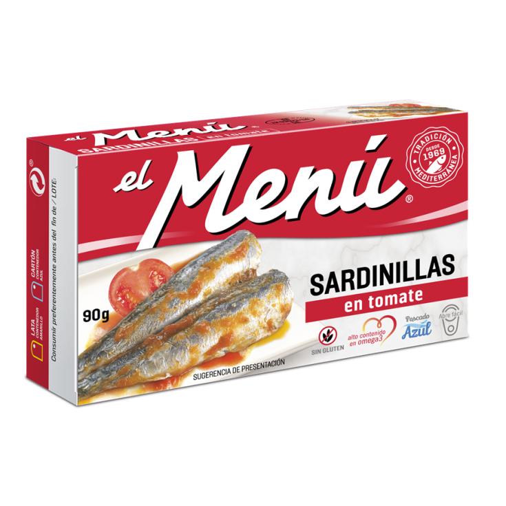 SARDINILLA CON TOMATE, 65GR EL MENÚ