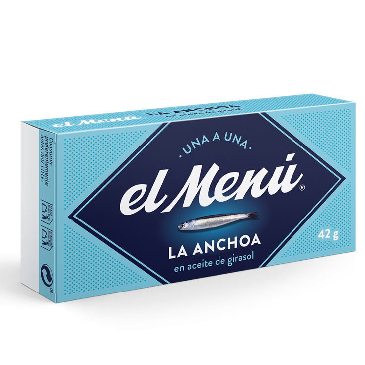 ANCHOAS EN ACEITE VEGETAL, 29G EL MENÚ